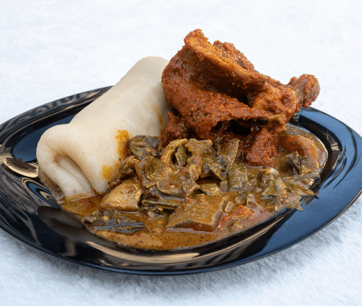 Oha Soup+Pounded Yam